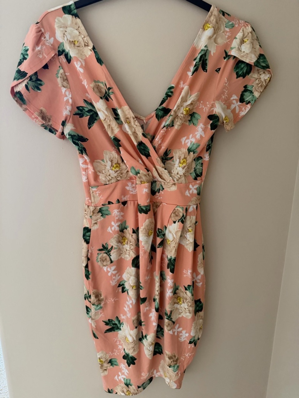 🌞DNA couture peach floral dress
